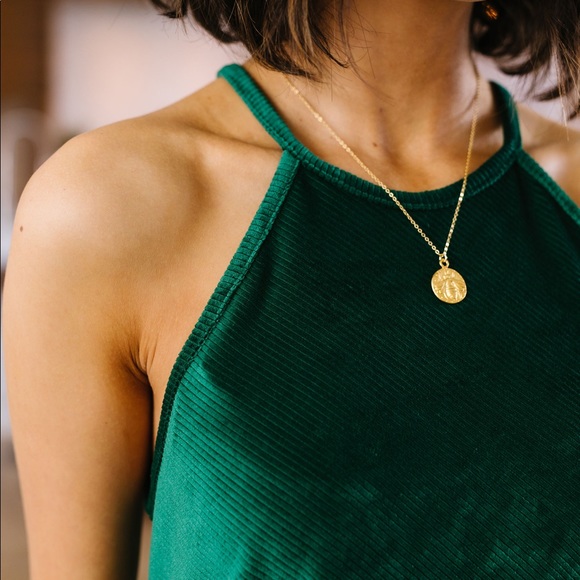 Lucky One Halter Top In Spruce - Picture 5 of 8